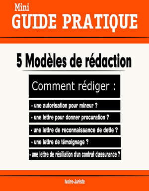 modèles de rédaction