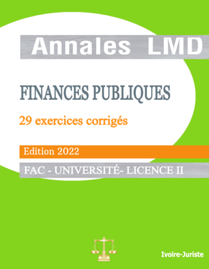 Annales de Finances Publiques - Licence II (PDF)