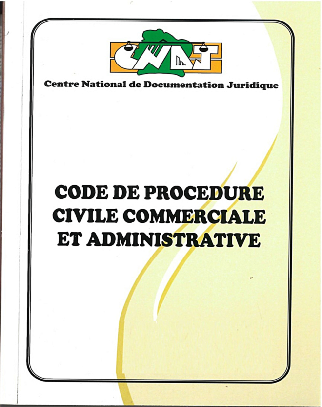Code de procédure civile commerciale et administrative