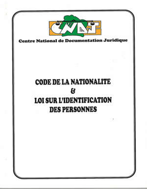 Code de la Nationalité et Identification des personnes