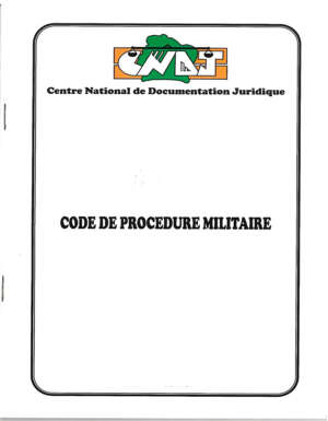 Code de procédure militaire