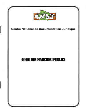 Code des marchés publics – Côte d’Ivoire